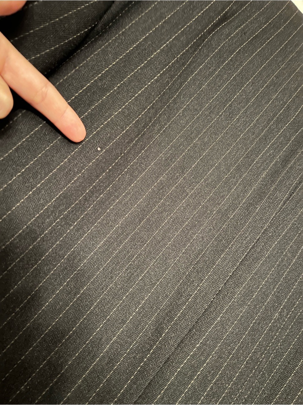 Gruppo GFT 3 Piece Suit 100% Virgin Wool Pinstripe - 42R - 35x30 - Picture 9 of 12